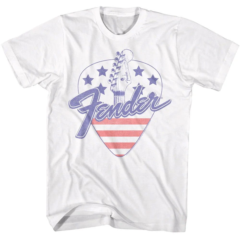 【予約商品】 FENDER フェンダー (設立 80周年 ) - GUITAR PICK / Tシャツ / メンズ - PGS